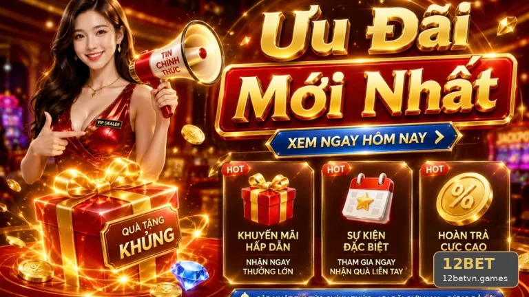 12BETVNGAMES 10 Khuyến Mãi Bản Hướng Dẫn — Kiểm Chứng Phạm Vi Và Điều Kiện