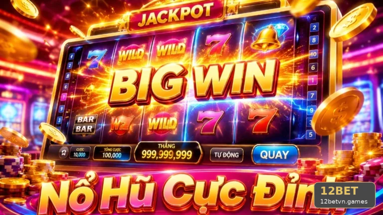 Nút Spin Nhấp Nháy: Kinh Nghiệm Đọc Thanh Trạng Thái Slot 12BET